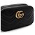 Marmont Gucci Pequena mala de ombro e crossbody matelassé com corrente - vista 8