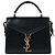 Saint Laurent Borsa a tracolla Cassandra con manico superiore Nero
