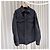 Louis Vuitton Giacca-camicia da lavoro in denim monogram nero - vista 3