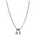 Dior Collana CD Ribbon in Zirconia Argentata - vista 2