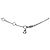 Dior Collana CD Ribbon in Zirconia Argentata - vista 3
