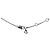 Dior Collana CD Ribbon in Zirconia Argentata - vista 4