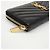 Saint Laurent Portafoglio Zip Monogram Matelassé da Donna Nero - vista 6