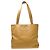 Chanel Vintage CC Logo Tote aus Leder Small Beige