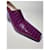 Sapatos de salto Bottega Veneta em pele roxa com efeito crocodilo 38 Roxo  - vista 15