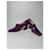 Sapatos de salto Bottega Veneta em pele roxa com efeito crocodilo 38 Roxo  - vista 8