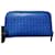 Carteira Continental Intrecciato com Fecho Bottega Veneta Blue Azul  - vista 1