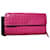 Carteira Continental com aba Bottega Veneta em nappa intrecciato, rosa  - vista 1