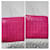 Carteira Continental com aba Bottega Veneta em nappa intrecciato, rosa  - vista 3