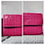Carteira Continental com aba Bottega Veneta em nappa intrecciato, rosa  - vista 5