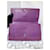 Sac pochette YVES SAINT LAURENT Ligne Y en cuir de veau Violet  - vue 13