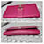 Sac pochette YVES SAINT LAURENT Ligne Y en cuir de veau Rose  - vue 4