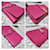 Sac pochette YVES SAINT LAURENT Ligne Y en cuir de veau Rose  - vue 9