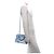 Borsa Promenade Tote Small in pelle Saffiano Lux PRADA Blu Blu chiaro - vista 15