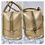 Borsa a tracolla Amazona 36 in pelle di capra metallizzata LOEWE Gold D'oro - vista 7