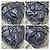 Borsa Bowling CHANEL Ultra Stitch in pelle blu navy - vista 13