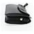 Céline Celine Zip Clutch aus Leder Oversized Schwarz - Ansicht 4