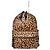 MCM Leopard Print Leather Backpack Brown/Black