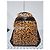 MCM Leopard Print Leather Backpack Brown/Black - view 5