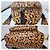 MCM Leopard Print Leather Backpack Brown/Black - view 8