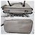 Prada Borsa Twin Tote in pelle Saffiano grigia Grigio - vista 6