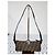 Borsa a tracolla Fendi Zucca Marrone - vista 3