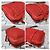 Borsa a tracolla Fendi Zucchino Zucca Rossa Rosso - vista 10