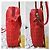 Borsa a tracolla Fendi Zucchino Zucca Rossa Rosso - vista 6