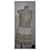 Philosophy di Alberta Ferretti Gestreiftes Kleid Weiß Beige  - Ansicht 2