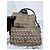 FENDI Zucchino Vitello Mini Mama Baguette Beige/Brown Marrone - vista 7