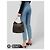 Borsa a Tracolla Fendi Zucchino FF Marrone/Beige - vista 13