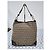 Borsa a Tracolla Fendi Zucchino FF Marrone/Beige - vista 3