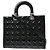 Christian Dior Lady Dior Patent Large Nero - vista 2