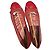 Bailarinas Gucci de piel roja