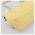 CHANEL Mini Matelassé 20 Bolso de Cadena de Hombro de Piel de Cordero Amarillo CC Auth 197490SV - vista 13