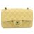 CHANEL Mini Matelassé 20 Bolso de Cadena de Hombro de Piel de Cordero Amarillo CC Auth 197490SV - vista 2