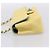 CHANEL Mini Matelassé 20 Bolso de Cadena de Hombro de Piel de Cordero Amarillo CC Auth 197490SV - vista 4