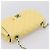 CHANEL Mini Matelassé 20 Bolso de Cadena de Hombro de Piel de Cordero Amarillo CC Auth 197490SV - vista 6