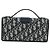 Christian Dior Borsa Dior 30 Montaigne in tela Trotter Dior 2way Blu Navy Oro Auth 196920SAM D'oro - vista 3
