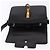 16 Borsa a Spalla CÉLINE Carrozza in Pelle Nera con Finiture Dorate Auth 198641 Nero - vista 10