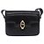 16 Borsa a Spalla CÉLINE Carrozza in Pelle Nera con Finiture Dorate Auth 198641 Nero - vista 13