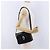 16 Borsa a Spalla CÉLINE Carrozza in Pelle Nera con Finiture Dorate Auth 198641 Nero - vista 24