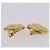 Orecchini CHANEL Mademoiselle Metallo Tono Oro CC Auth 198838 - vista 13
