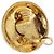 Orecchini CHANEL Mademoiselle Metallo Tono Oro CC Auth 198838 - vista 5