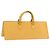 LOUIS VUITTON Epi Sac Triangle Hand Bag Yellow M52099 LV Auth 197531 Giallo