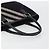 Borsa a mano BURBERRY Nova Check in lana nera argento Auth 198286A Nero - vista 7