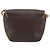 Céline Borsa a tracolla CELINE Macadam Canvas PVC Leather Brown Gold Auth 198697 Marrone D'oro - vista 2