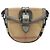 Borsa a tracolla BURBERRY Nova Check Canvas Beige Silver Auth BA14969 Argento - vista 13