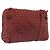 Borsa a tracolla BOTTEGA VENETA INTRECCIATO in pelle rossa e argento Auth 198341 Rosso