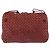 Borsa a tracolla BOTTEGA VENETA INTRECCIATO in pelle rossa e argento Auth 198341 Rosso - vista 2
